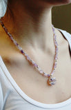 Rose Amethyst Necklace