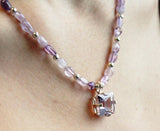 Rose Amethyst Necklace