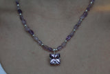 Rose Amethyst Necklace