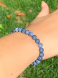 Blue coral stretch bracelet