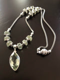 Prasiolite Pendant Necklace 18”