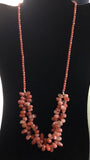 25” Red Botswana Agate Necklace