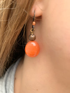 Agate Chunk Earrings