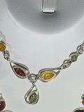 Amber Necklace with Droplet